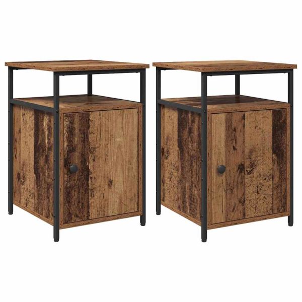 Нощен шкаф старо дърво Инженерно дърво