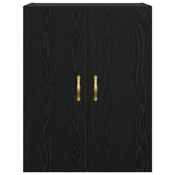 Стенен шкаф Черния дъб 69,5 x 34 x 90 см Инженерно дърво