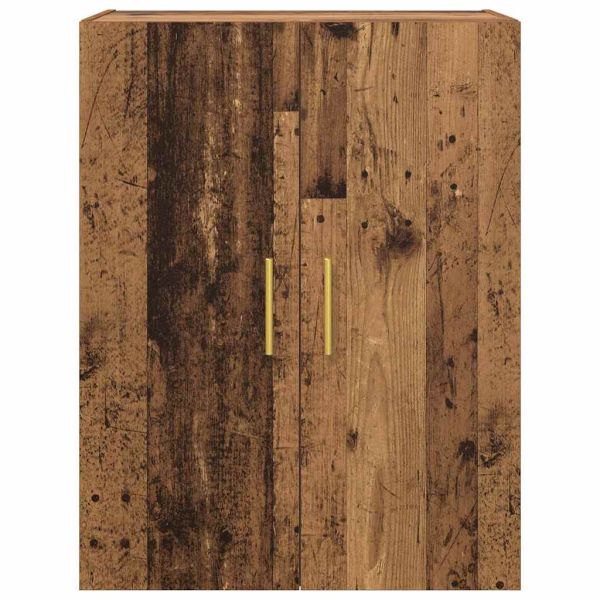 Стенен шкаф Старо дърво 69,5 x 34 x 90 см Инженерно дърво