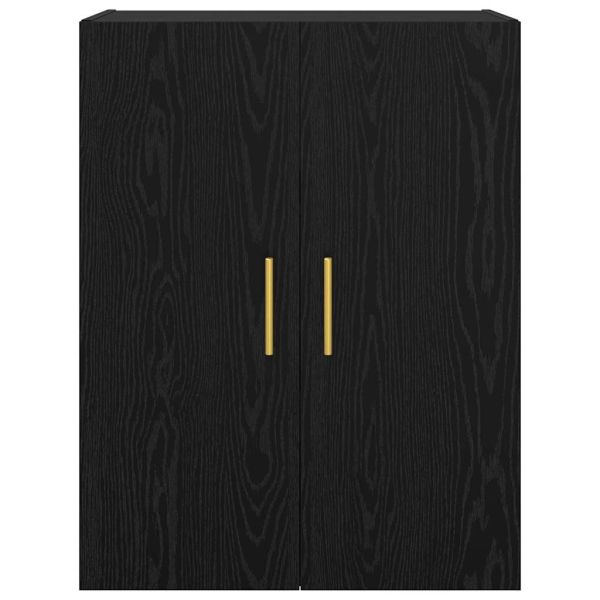 Стенен шкаф Черния дъб 69,5 x 34 x 90 см Инженерно дърво