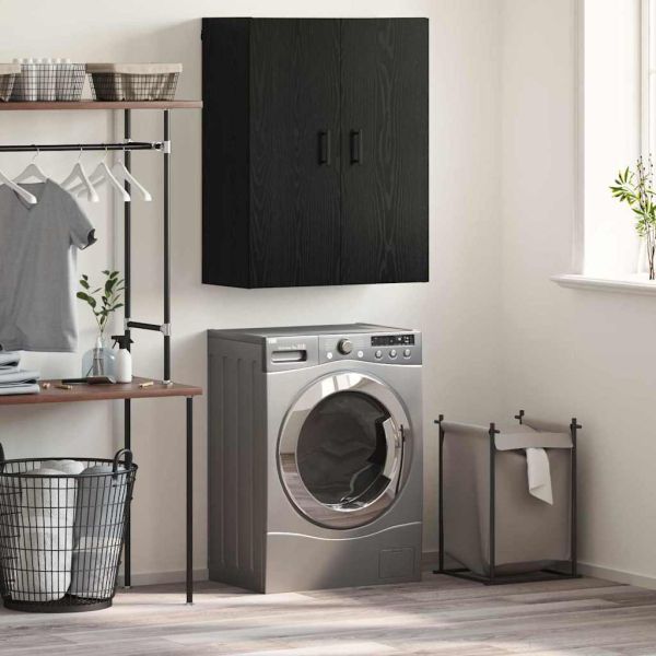 Стенен шкаф Черния дъб 69,5 x 34 x 90 см Инженерно дърво