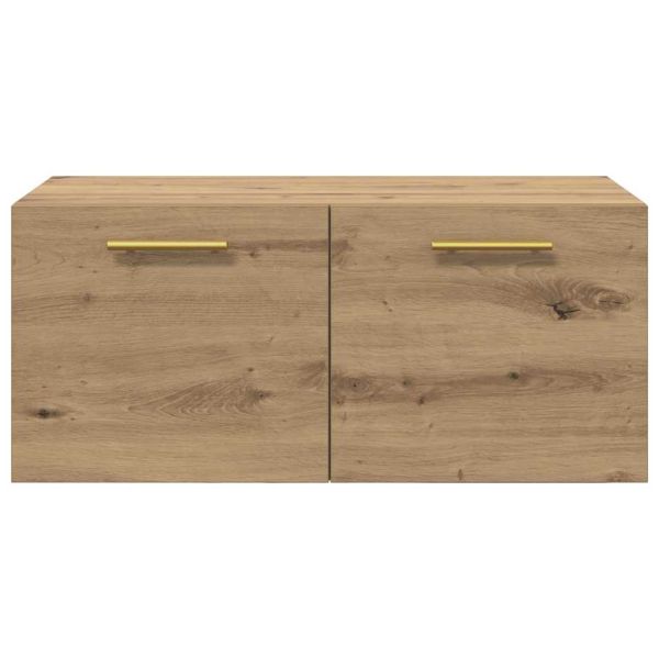 Стенен шкаф дъб артизан 80 x 36.5 x 35 cm Инженерно дърво