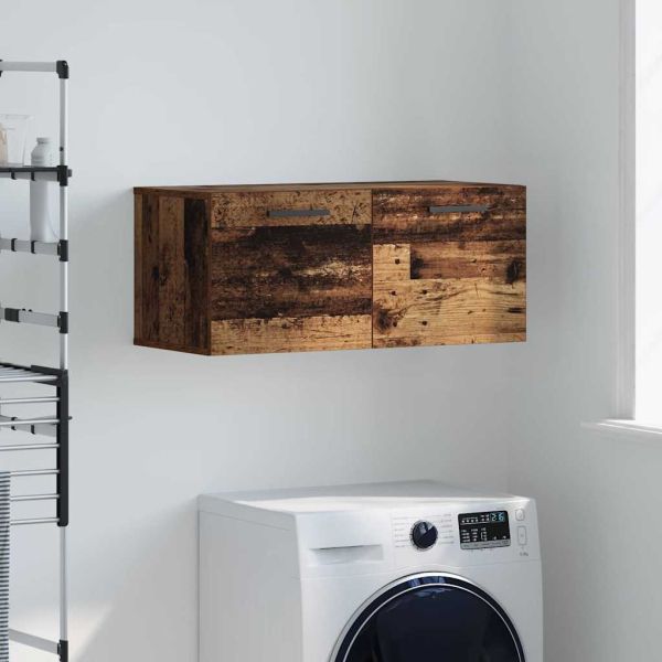 Стенен шкаф Старо дърво 80 x 36.5 x 35 cm Инженерно дърво