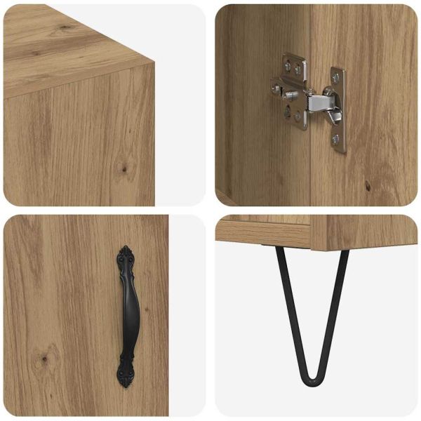 Служебен шкаф Дъб 90 x 32,5 x 80 см Инженерно дърво