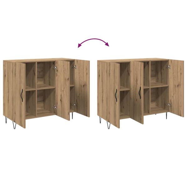 Служебен шкаф Дъб 90 x 32,5 x 80 см Инженерно дърво