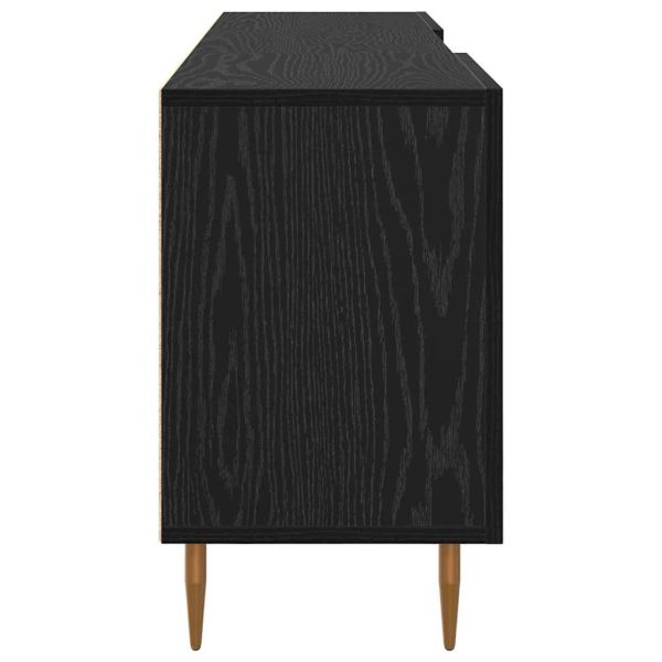 ТВ шкаф Черен дъб 150 x 30 x 50 cm Инженерно дърво