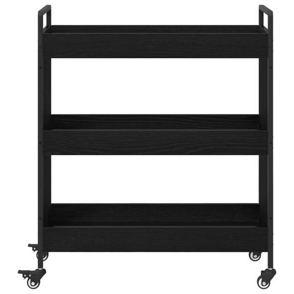 Кухненска количка Черния дъб 70 x 30 x 82 см Инженерно дърво