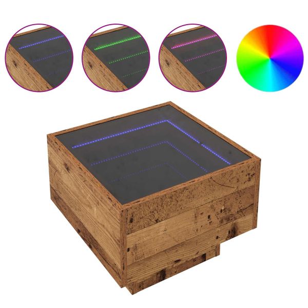 Масичка за кафе Старо дърво 40 x 40 x 30 cm Инженерно дърво