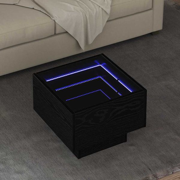 Масичка за кафе Черен дъб 40 x 40 x 30 cm Инженерно дърво