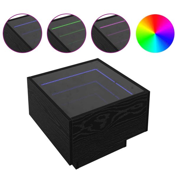 Масичка за кафе Черен дъб 40 x 40 x 30 cm Инженерно дърво