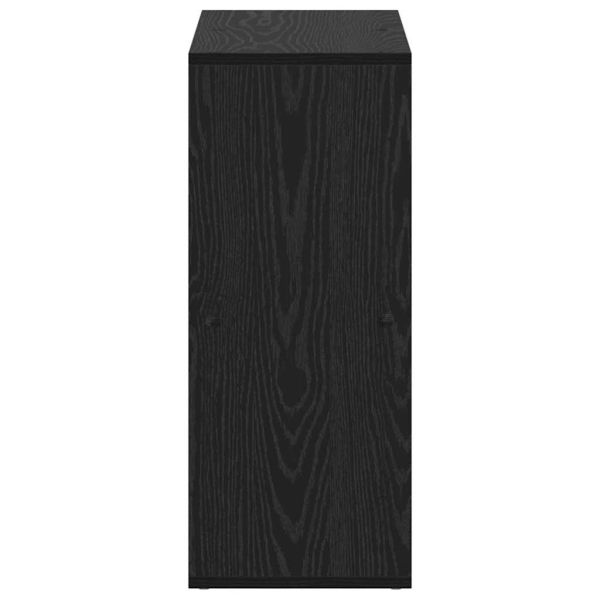 Шкаф за книги Черния дъб 69,5 x 29 x 69,5 см Инженерно дърво