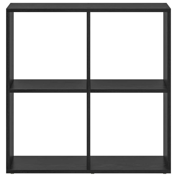 Шкаф за книги Черния дъб 69,5 x 29 x 69,5 см Инженерно дърво