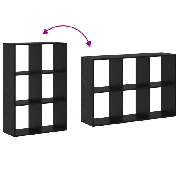 Шкаф за книги Черния дъб 69,5 x 29 x 103,5 см Инженерно дърво