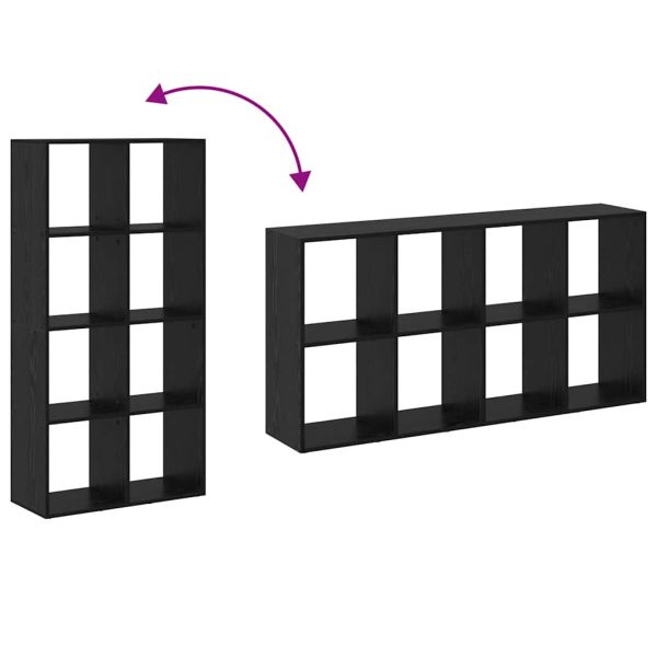 Шкаф за книги Черния дъб 69,5 x 29 x 137,5 см Инженерно дърво