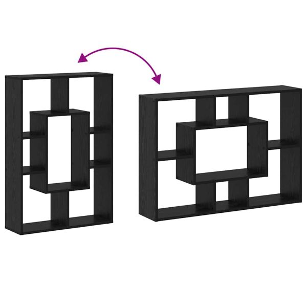 Шкаф за книги Черния дъб 63 x 20 x 90 см Инженерно дърво