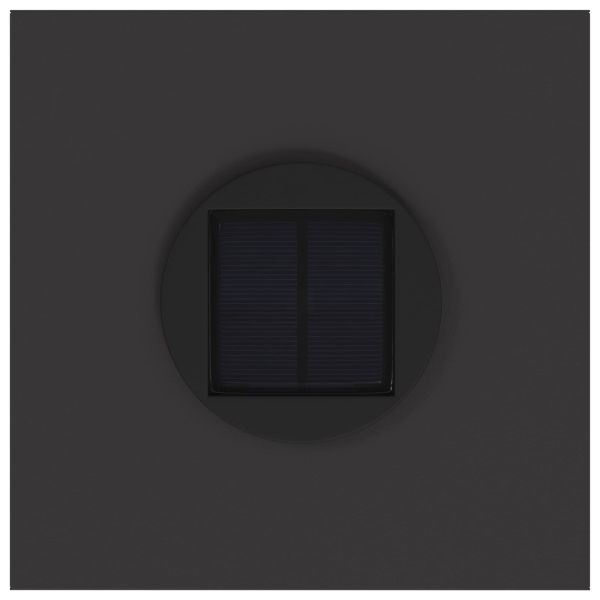 Слънчев LED светлинен указател 2 pcs Черно