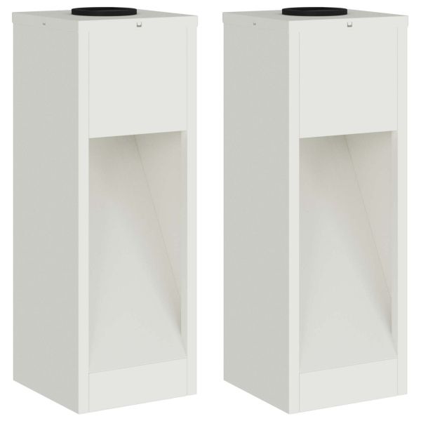 Слънчев LED светлинен указател 2 pcs Бяло