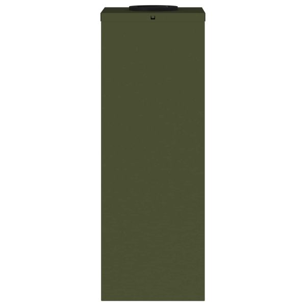 Слънчев LED светлинен указател 2 pcs Маслинено зелено