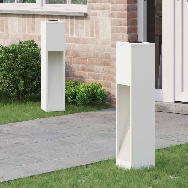 Слънчев LED светлинен указател 2 pcs Бяло