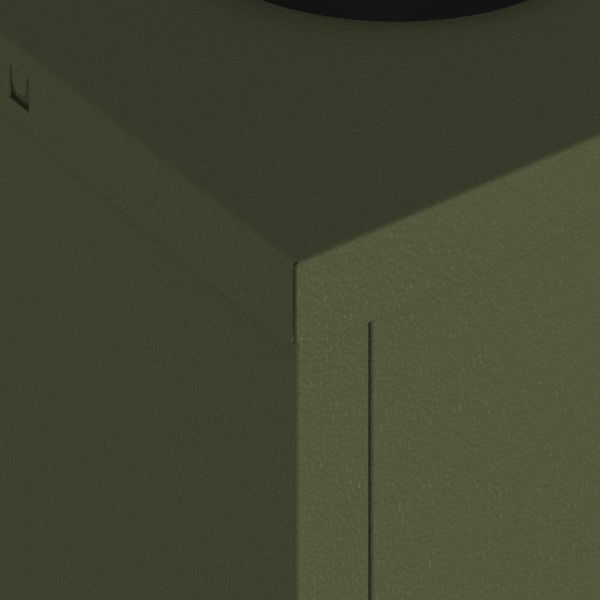 Слънчев LED светлинен указател 2 pcs Маслинено зелено