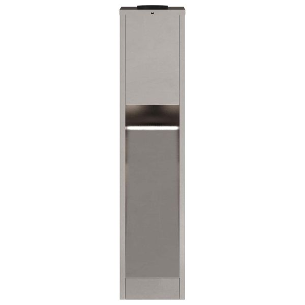 Слънчев LED светлинен указател 2 pcs Сребрист