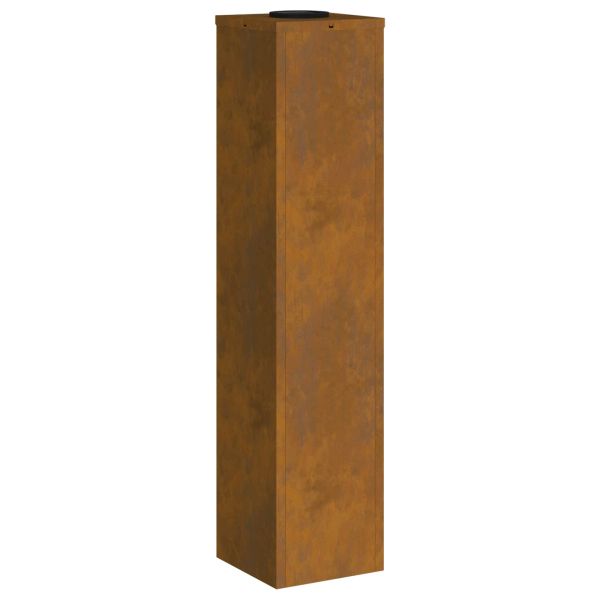 Слънчев LED светлинен указател 2 pcs Бронзов Патинираща стомана