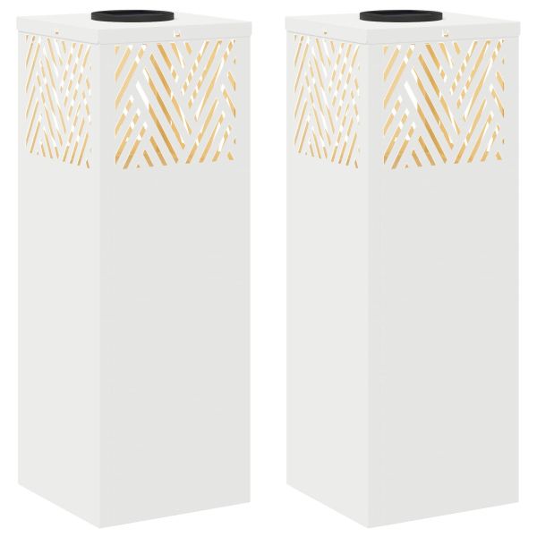 Соларна LED светлина за пътека 2 pcs Бяло