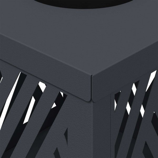 Соларна LED светлина за пътека 2 pcs Антрацит