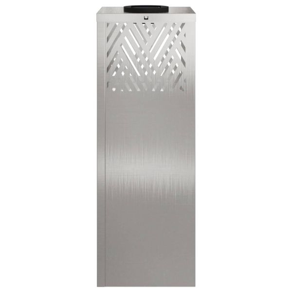 Соларна LED светлина за пътека 2 pcs Сребрист