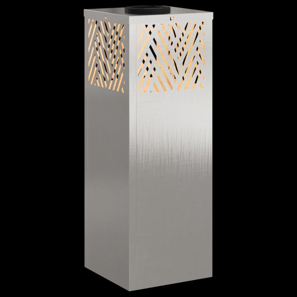 Соларна LED светлина за пътека 2 pcs Сребрист