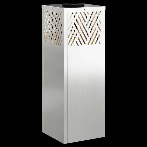 Соларна LED светлина за пътека 2 pcs Сребрист Галванизирана