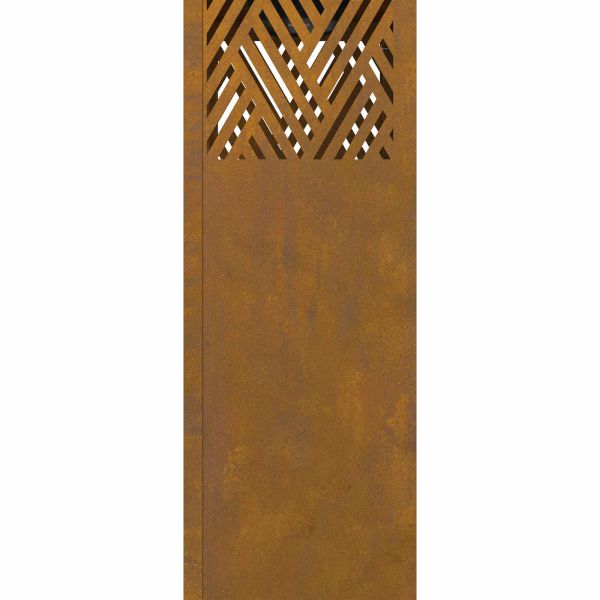 Соларна LED светлина за пътека 2 pcs Бронзов Патинираща стомана