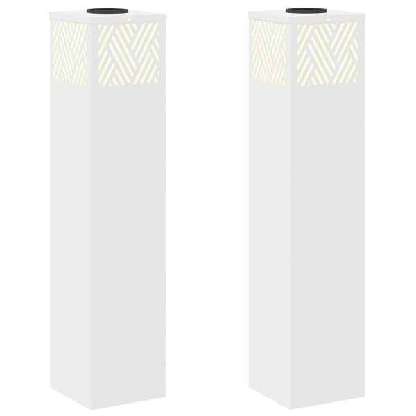 Соларна LED светлина за пътека 2 pcs Бяло