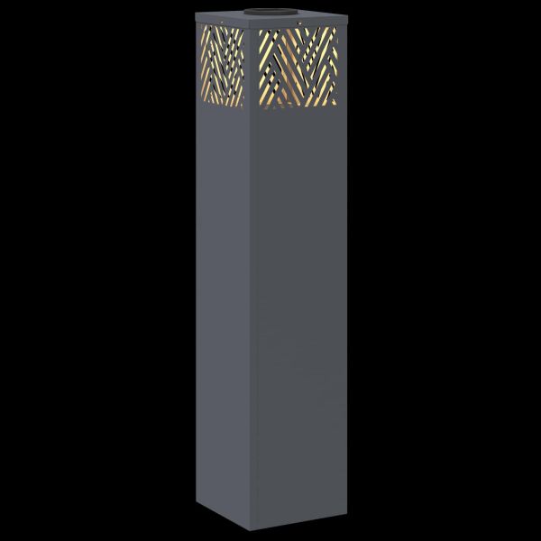 Соларна LED светлина за пътека Рибена кост 2 pcs Антрацит