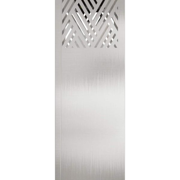 Соларна LED светлина за пътека 2 pcs Сребрист