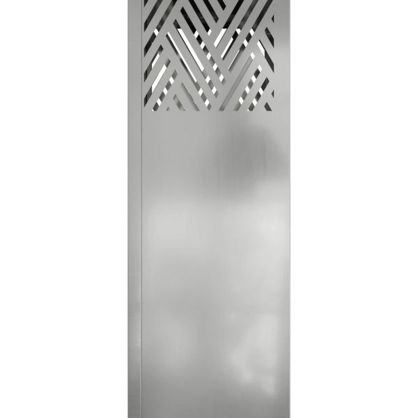 Соларна LED светлина за пътека 2 pcs Сребрист Галванизирана