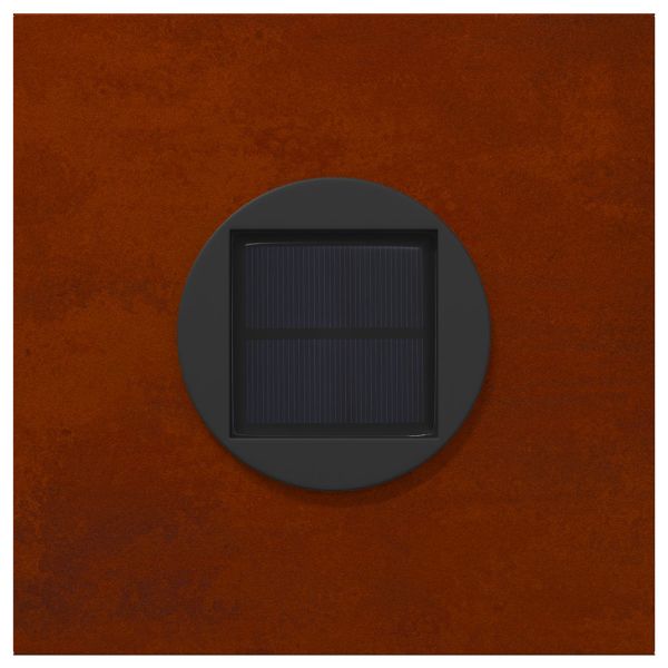 Соларна LED светлина за пътека 2 pcs Бронзов Патинираща стомана