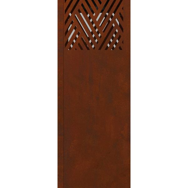 Соларна LED светлина за пътека 2 pcs Бронзов Патинираща стомана