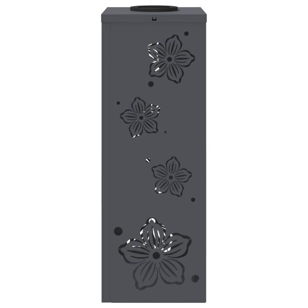 Соларна LED светлина за пътека 2 pcs Антрацит