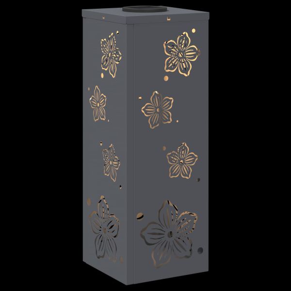 Соларна LED светлина за пътека 2 pcs Антрацит