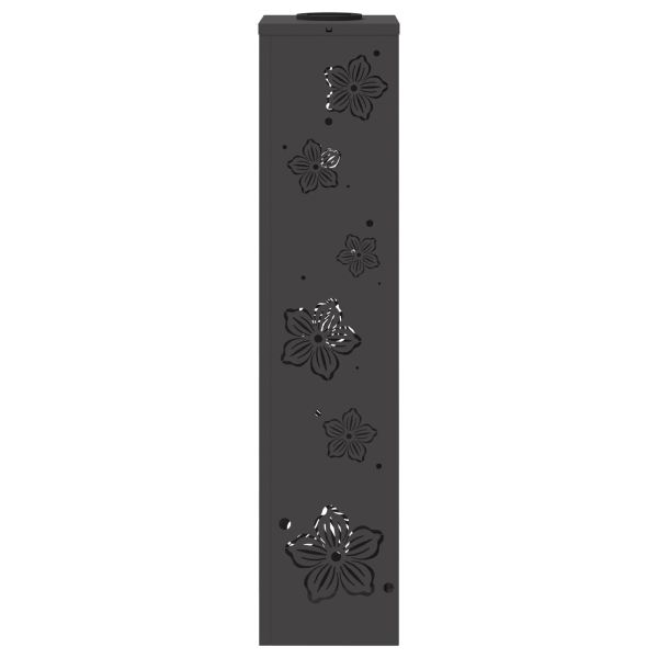 Соларна LED светлина за пътека 2 pcs Черно