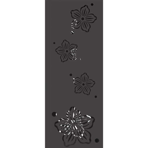 Соларна LED светлина за пътека 2 pcs Черно