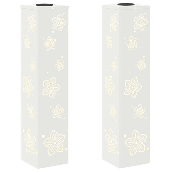 Соларна LED светлина за пътека 2 pcs Бяло