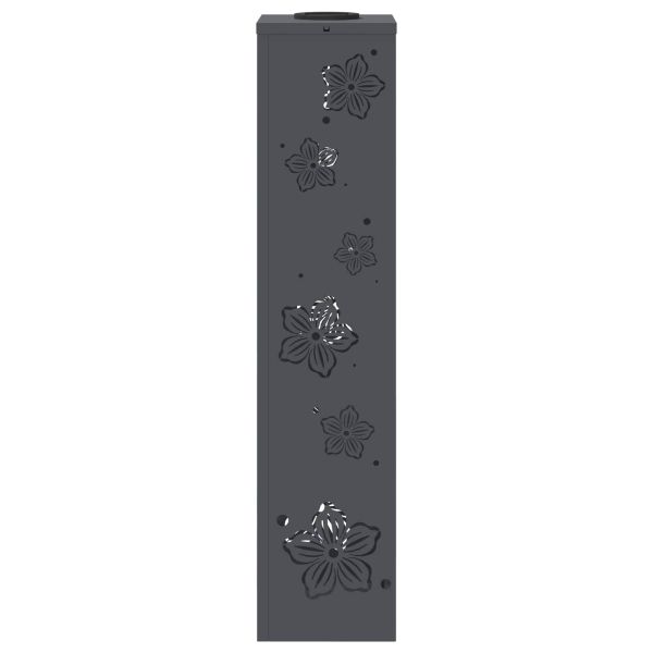 Соларна LED светлина за пътека 2 pcs Антрацит