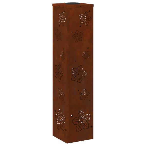 Соларна LED светлина за пътека 2 pcs Кортен стомана