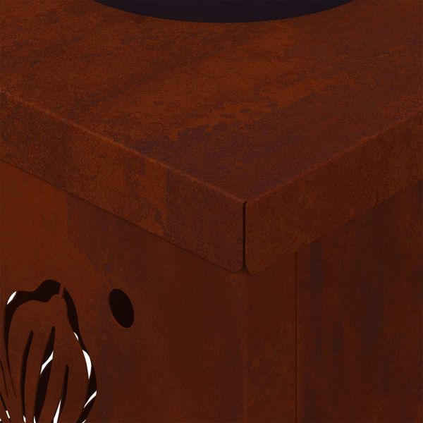 Соларна LED светлина за пътека 2 pcs Кортен стомана