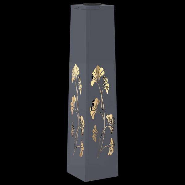 Соларна LED светлина за пътека 2 pcs Антрацит