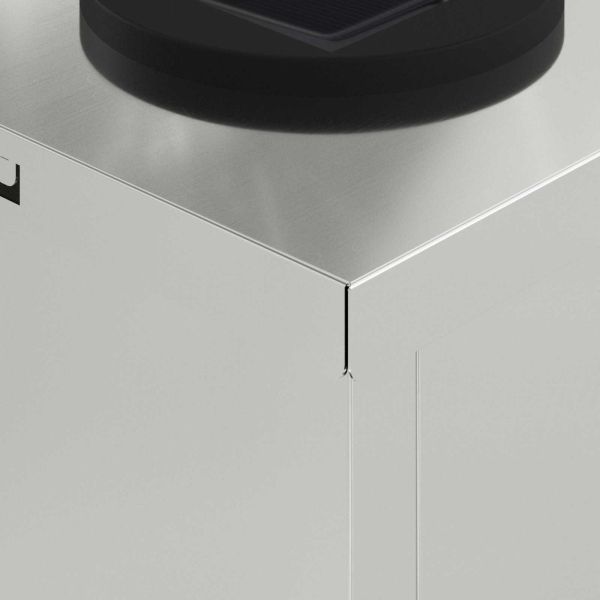 Соларна LED светлина за пътека 2 pcs Ръждясало Галванизирана