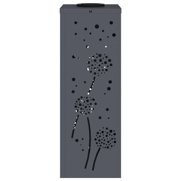 Соларна LED светлина за пътека 2 pcs Антрацит