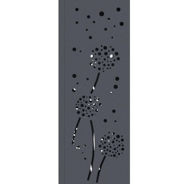 Соларна LED светлина за пътека 2 pcs Антрацит